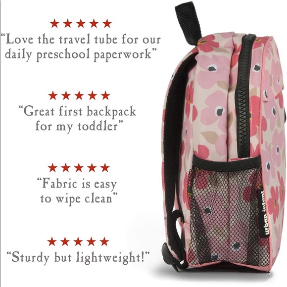 Urban Infant Packie Toddler/Preschool Backpack in Poppies - Picture 3 of 9